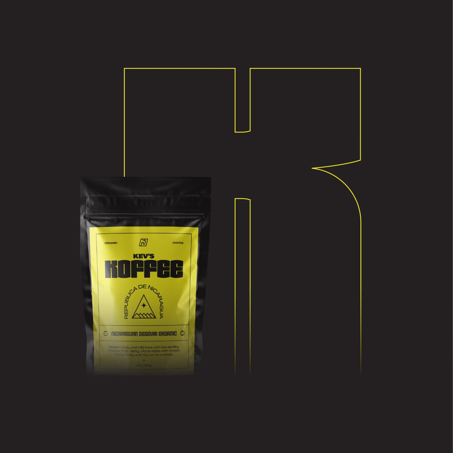 Kev’s Koffee – Nicaraguan Segovia Organic – 12 Oz Ground 4 Kev’s Koffee – Nicaraguan Segovia Organic – 12 Oz Ground - Image 2