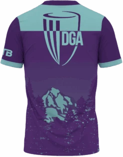 Cole Redalen 2025 Signature Jersey – PRE-ORDER -Disc Gear Shop Cole Retail Purp MTN Back PNG