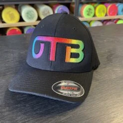 OTB Flex Fit Hat – Rainbow Stitching -Disc Gear Shop IMG 5709 scaled 1
