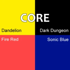 Disc Dye Kits -Disc Gear Shop disc golf dyes core colors named